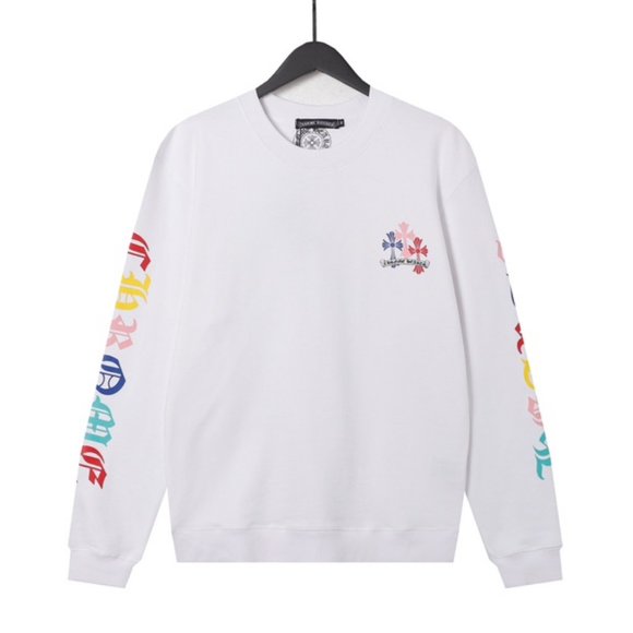 Chrome Hearts 7 Color Logo Print CrewNeck Sweatshirt - Picture 1 of 4